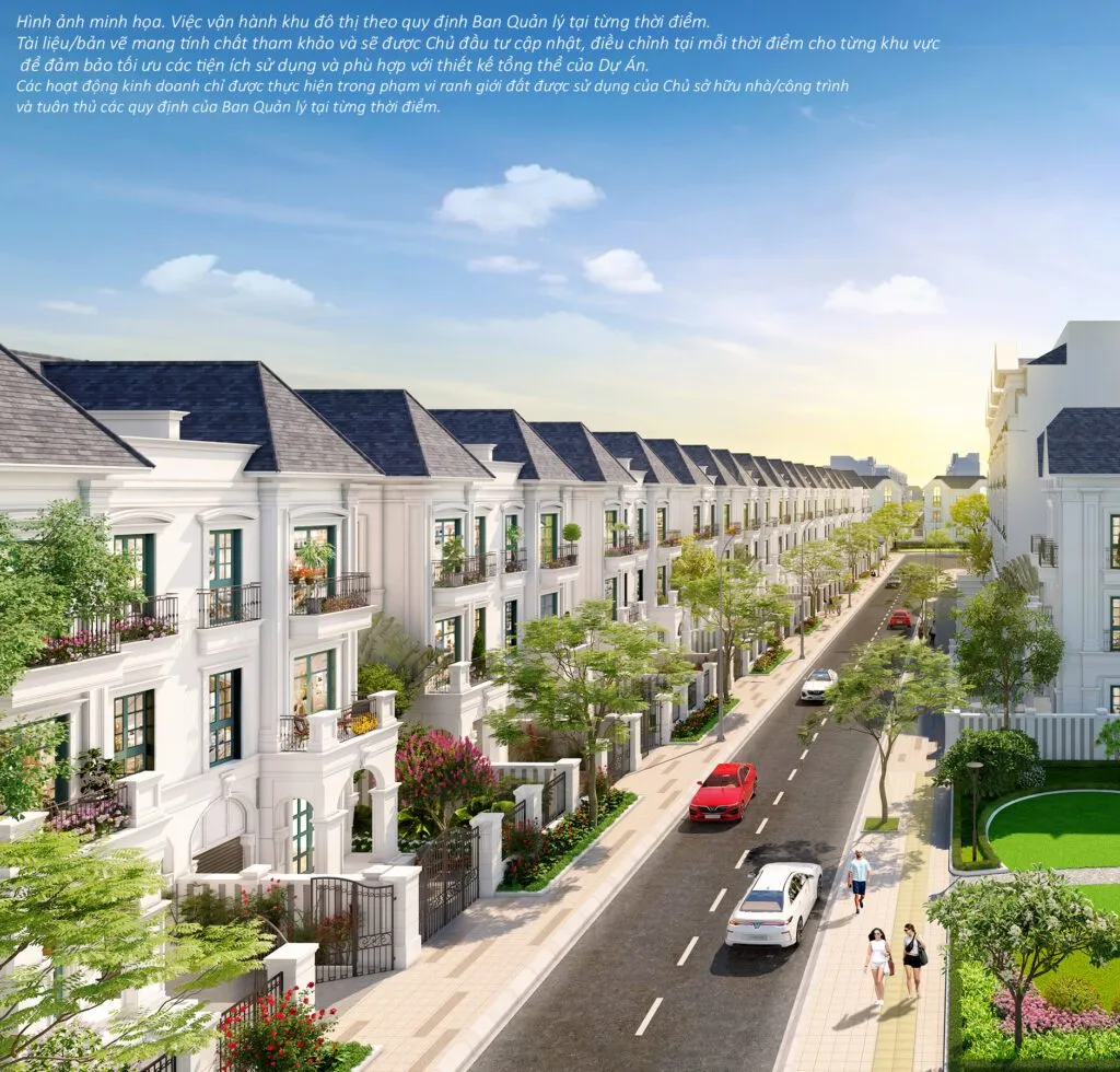 đa dạng tiện ich xanh quanh biệt thự vinhomes green paradise